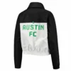 Austin FC Black And White Bomber Jacket