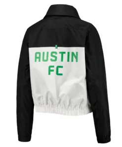 Austin FC Black And White Bomber Jacket