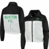 Austin FC Black And White Bomber Jacket