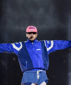 Bad Bunny 2026 Tour Blue Adidas Track Jacket