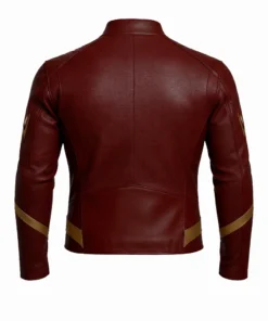 Barry Speedster Leather Jacket – Superhero Cosplay Jacket