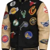 Basketball All teams Logo Varsity Jacket