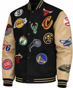 Basketball All teams Logo Varsity Jacket