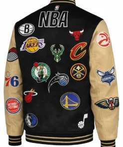 Basketball All teams Logo Varsity Jacket