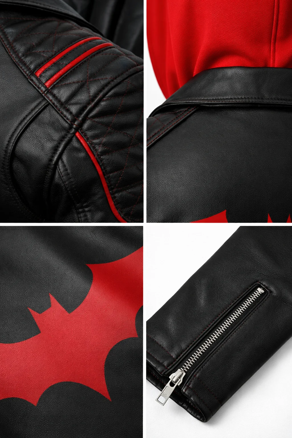 Batman Red Hood Leather Jacket
