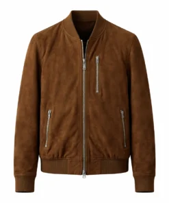 Berlin S02 Pedro Alonso Brown Bomber Jacket