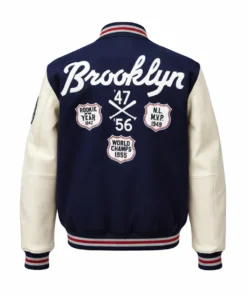Blue Varsity Jacket Brooklyn J. Robinson