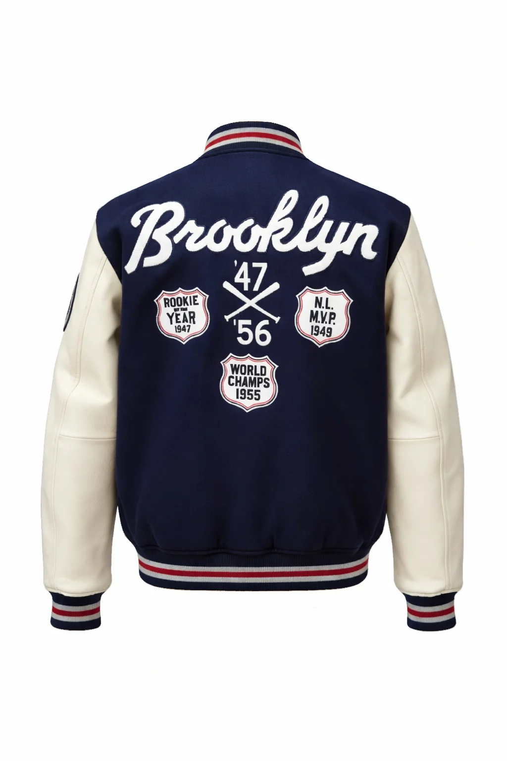 Blue Varsity Jacket Brooklyn J. Robinson