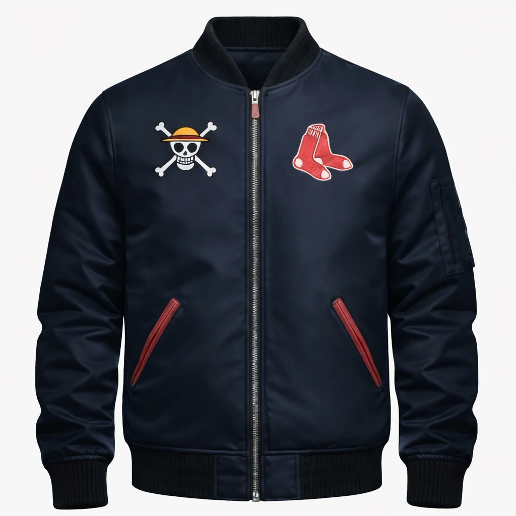 Boston Red Sox x ONE PIECE Bomber Jacket