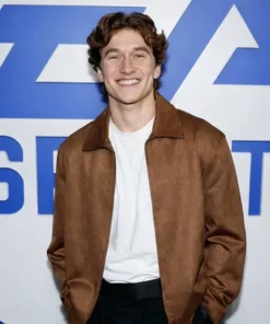 Bryant Gavello Super Bowl LX Brown Jacket