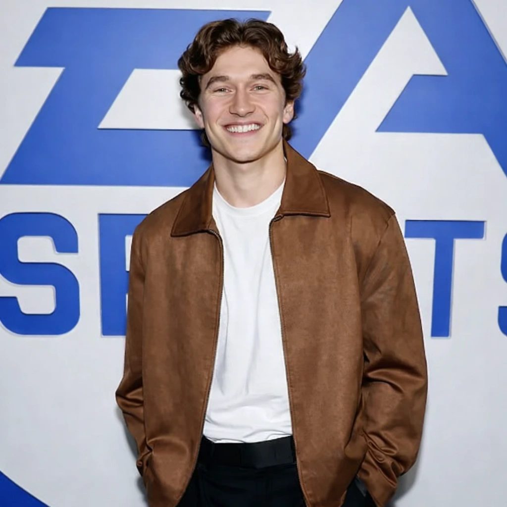 Bryant Gavello Super Bowl LX Brown Jacket