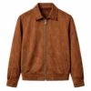 Bryant Gavello Super Bowl LX Brown Jacket