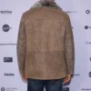 Buddy Keegan-Michael Key Brown Shearling Coat