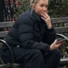 Cameron Diaz 2026 NYC Black Puffer Jacket