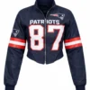 Camille Kostek New England Patriots 87 Jacket