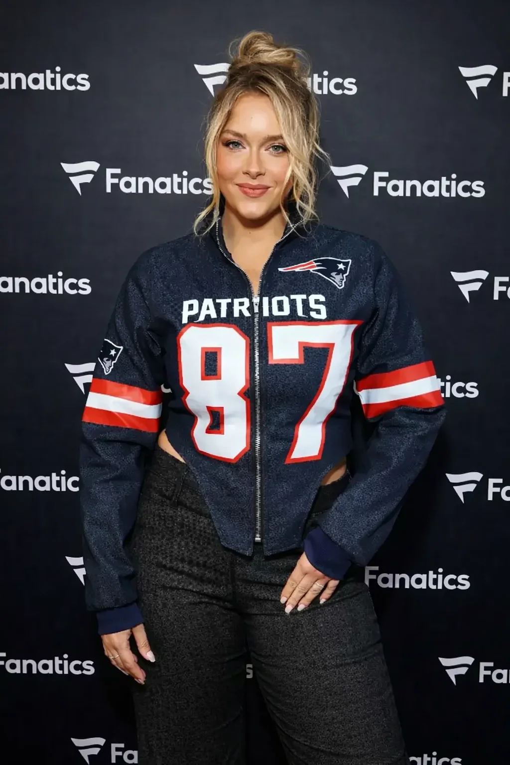 Camille Kostek New England Patriots Jacket