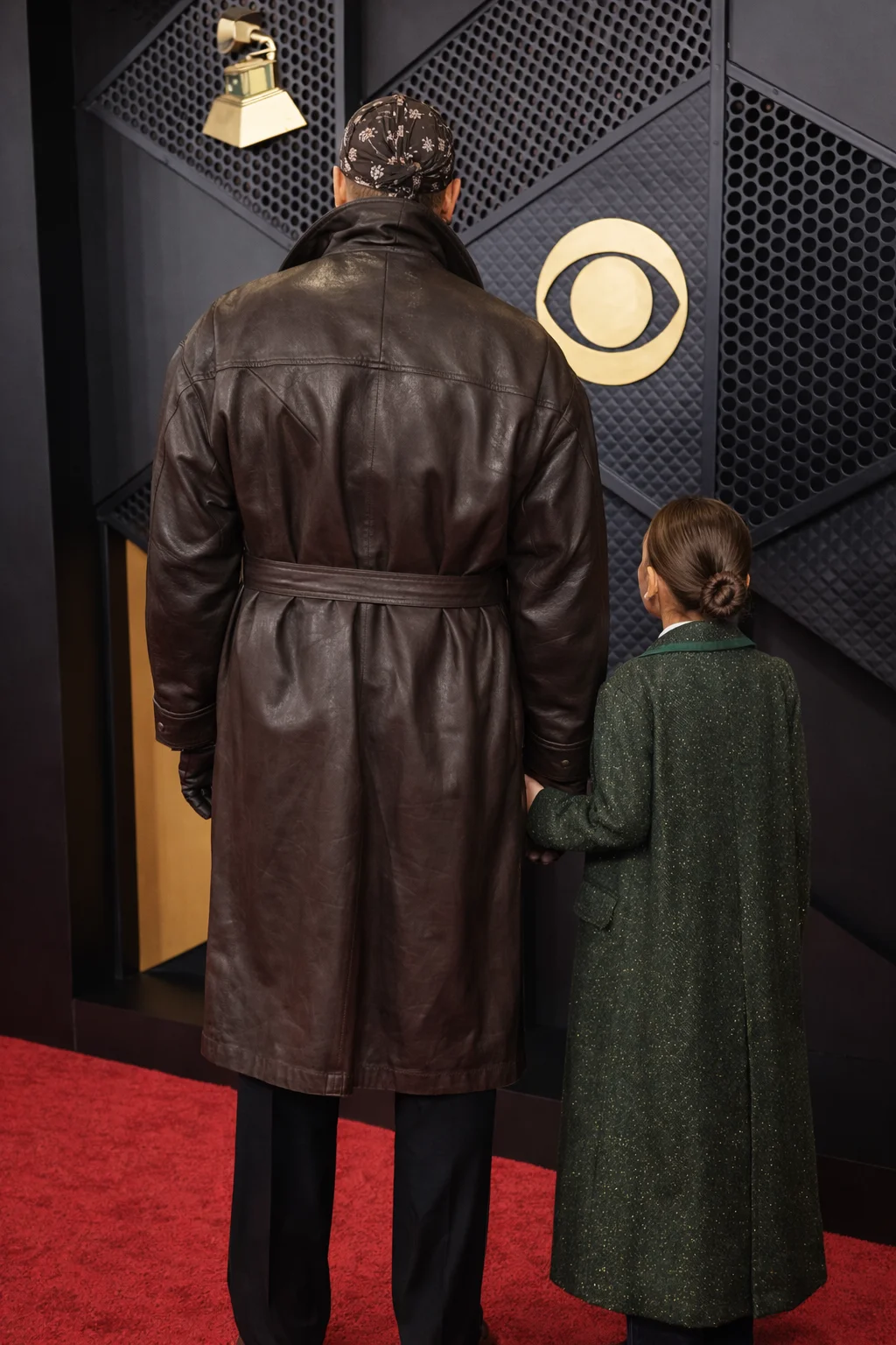 Chris Brown 68th GRAMMY Awards Leather Coat