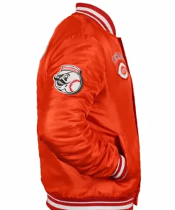 Cincinnati Reds Retro Classic Rib Bomber Jacket