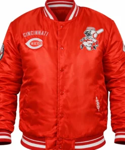 Cincinnati Reds Retro Classic Rib Bomber Jacket