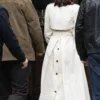 Cream Trench Coat Camila Mendes