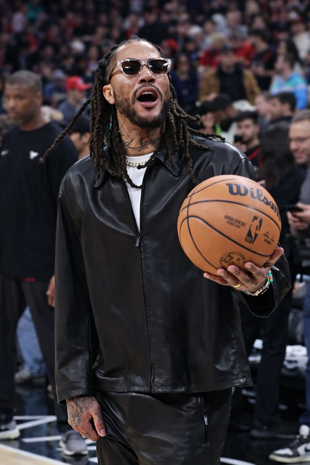 Derrick Rose Retirement Leather Jacket