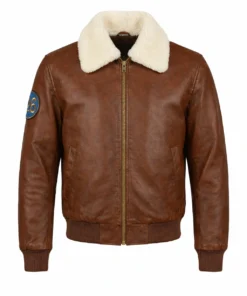 Dragon Ball Goku Brown Leather Jacket