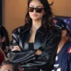 Eiza Gonzalez Super Bowl Leather Jacket