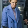 Emilia Fox Silent Witness S21 Blue Coat