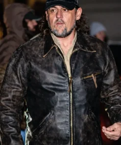 FW 2026 Jeremy Dufrene Brown Leather Jacket