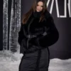 FW26 Emily Ratajkowski Black Coat