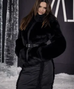 FW26 Emily Ratajkowski Black Coat