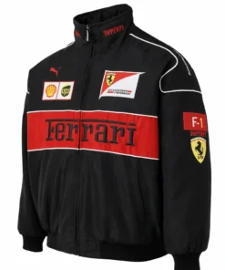 Ferrari Vintage Racing Black Jacket