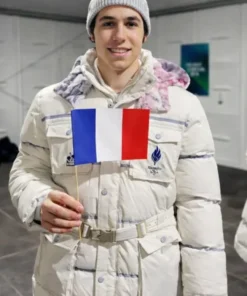 France Team Winter Olympics 2026 White Jacket