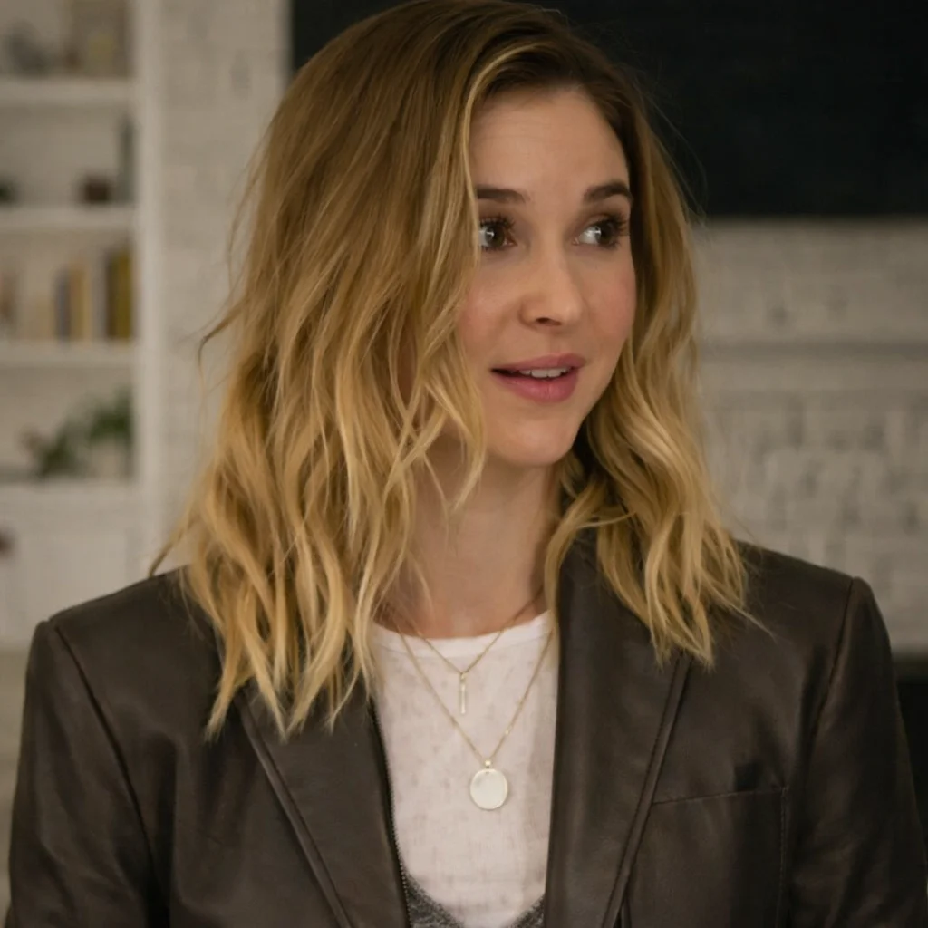 Isabel May Scream 7 Brown Leather Blazer