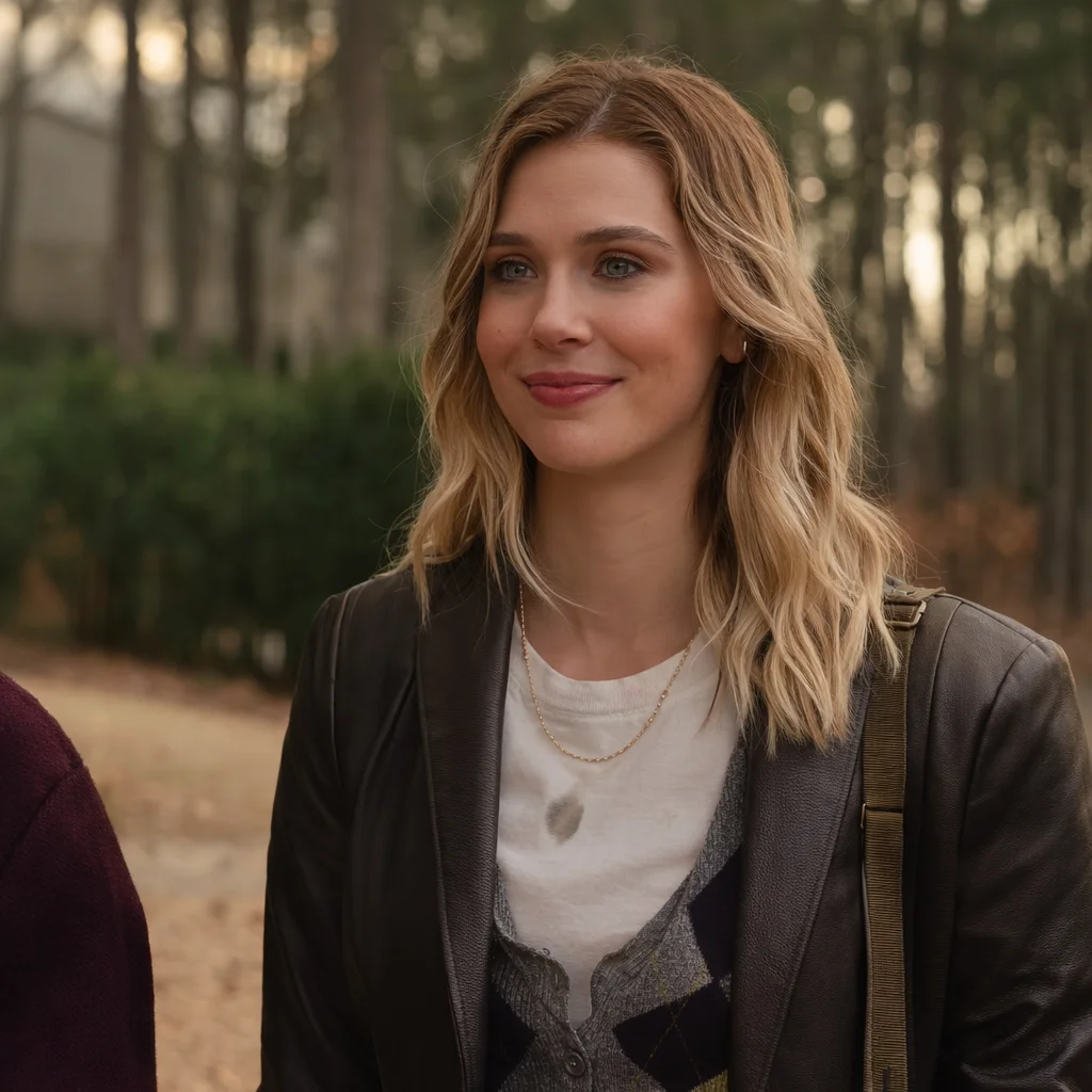 Isabel May Scream 7 Brown Leather Blazer