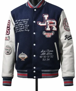 J. Robinson Brooklyn Blue Varsity Jacket