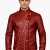 Jay Garrick Flash Leather Jacket