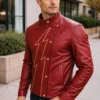 Jay Garrick Flash Leather Jacket
