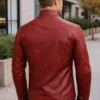 Jay Garrick Flash Leather Jacket