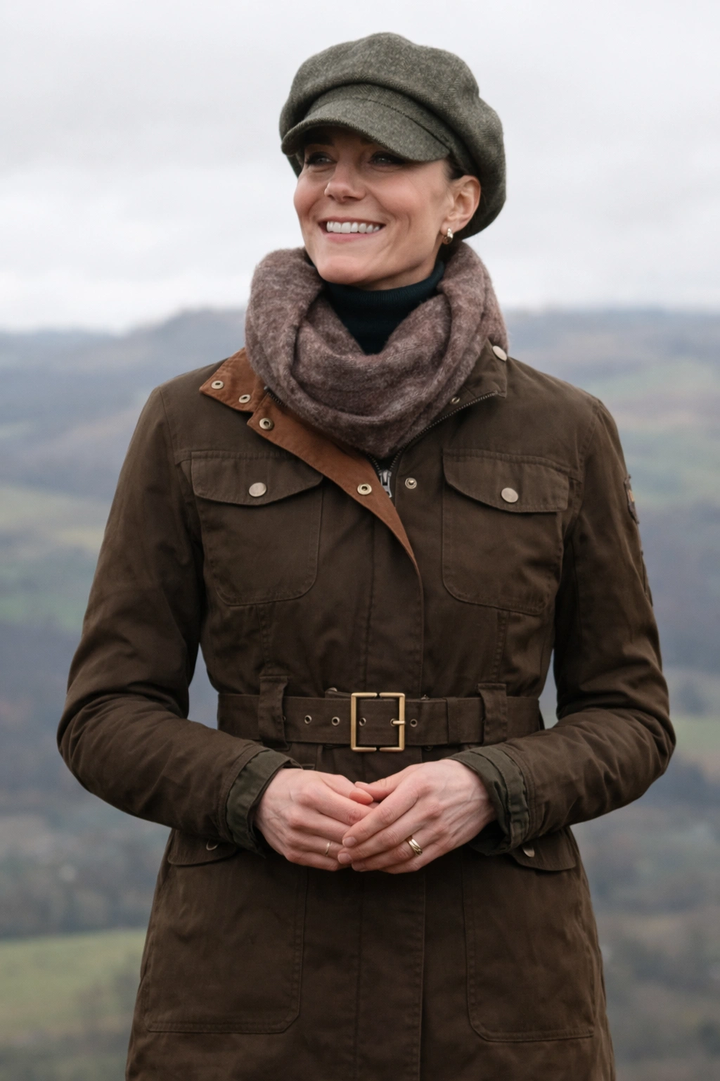 Kate Middleton 2026 Brown Cotton Jacket