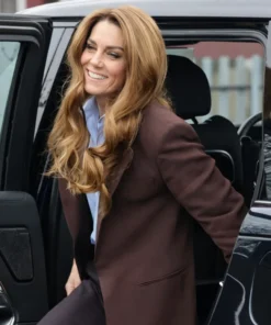 Kate Middleton Castle Hill Academy Brown Blazer