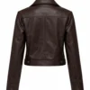 Komiser Pinar Esen Underground Brown Leather Jacket