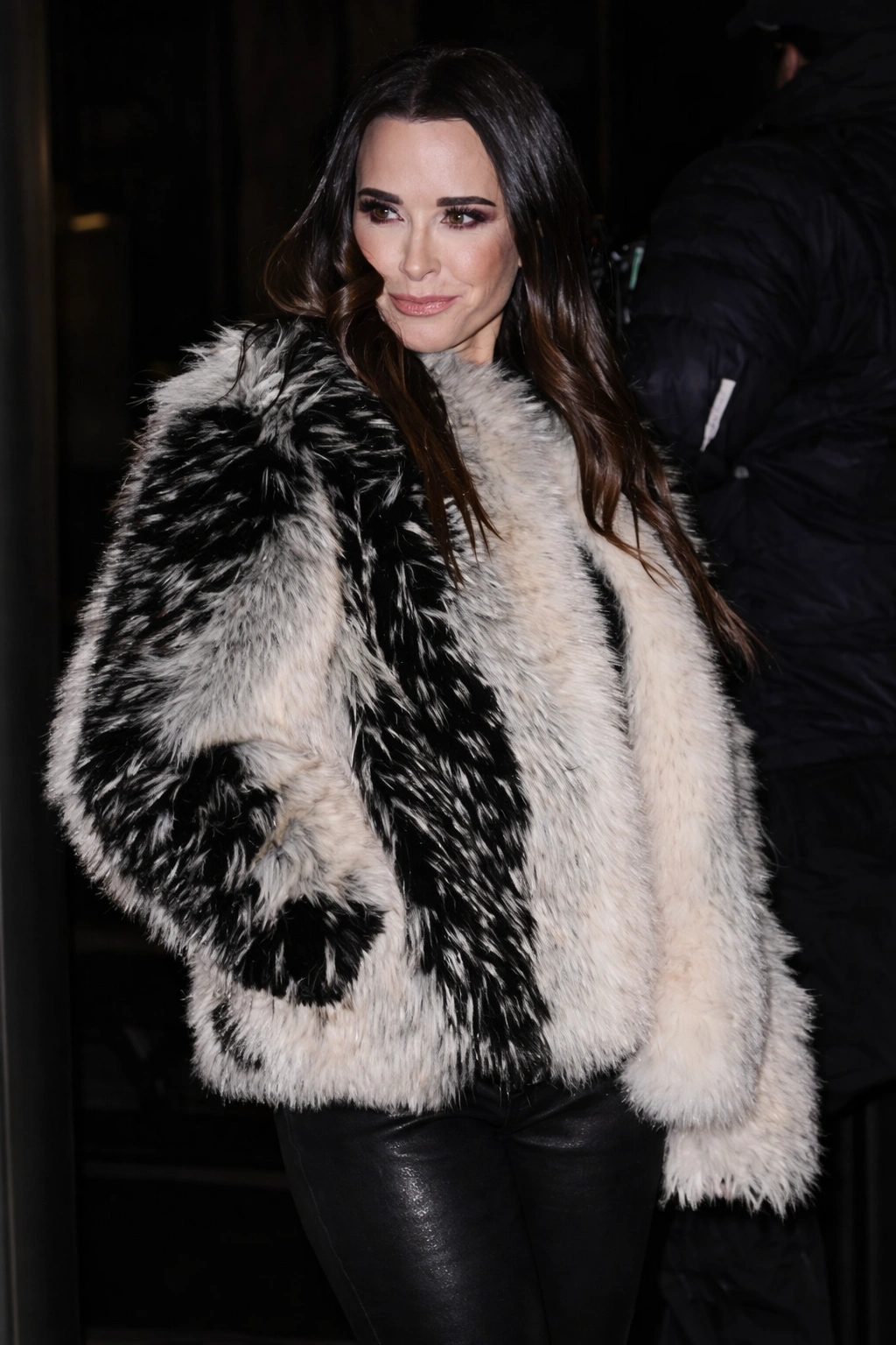 Kyle Richards NYC Fur Jacket