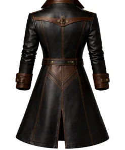 Leather Victorian Gothic Tailcoat Suit – Steampunk Long Coat