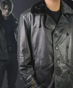 Leon S Kennedy Leather Jacket Resident Evil Cosplay Jacket