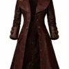 Maddox Hatter Descendants Wicked Wonderland Leather Coat