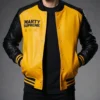Marty Supreme Yellow and Black Bomber Jacket