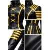 Men’s Steampunk Long Leather Coat