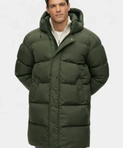 Michael Mosley Signing Tony Raymond Puffer Coat