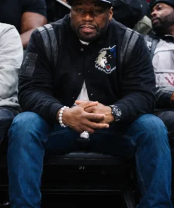 Minnesota Timberwolves 50 Cent Varsity Jacket
